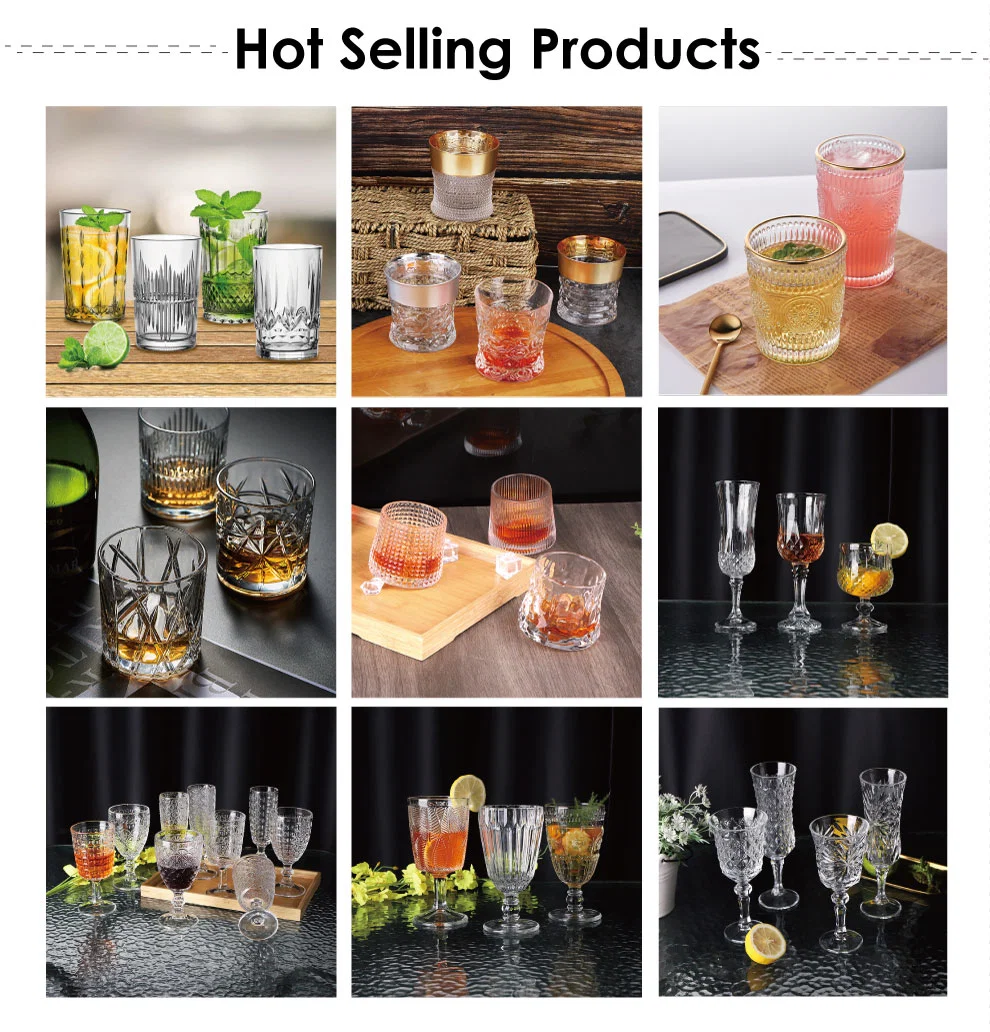 China Wholesale Stock Color Box 265ml Whisky Glass Cup