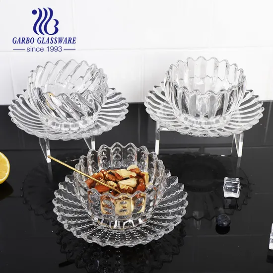385ml High Borosilicate Transparent Lunch Box Wholesale Food Storage Glass Containers with Lid