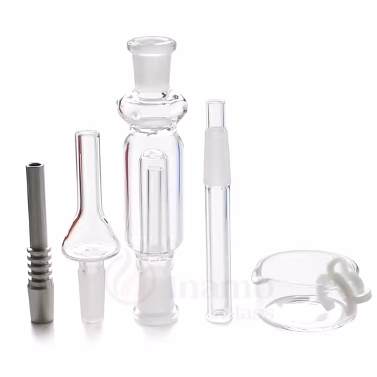 710 Headshop 유리 액세서리 꿀 수집기 DAB 오일 장비 허니 스트로